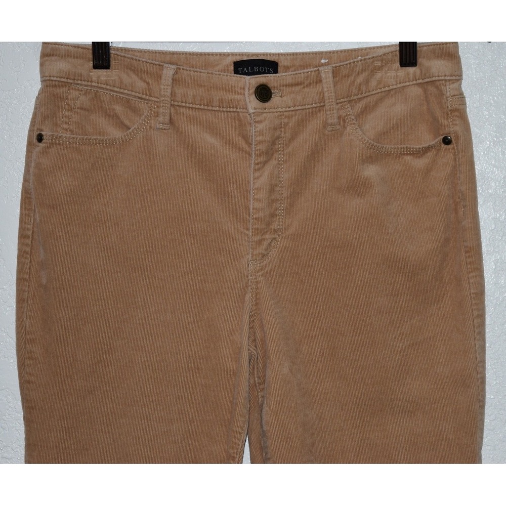 Talbots Tan Corduroy Jeggings Size 6 Camel Brown Slim Stretch Pants